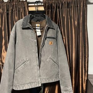 Vintage Carhartt J97 Detroit Jacket Size XL Brown Blanket Lined